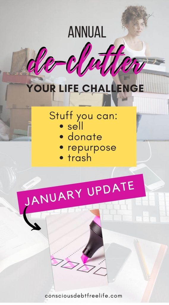 January De-clutter Challenge Update 2