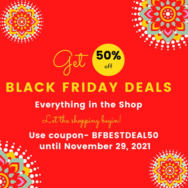 Black Friday 50% off coupon with code